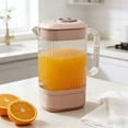 thumbnail image 4 of Dvkptbk plastic thermos Cold Water Kettle Plastic Striped Transparent Cool Tea Kettle Restaurant Hot and Cold Milk, 4 of 6