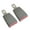 Gray, variant on Kingswick Universal Seat Belt Extenders 2 Pack 4.72 Inch Seat Belt Buckle Extenders, Universal Seat Belt Extenders for Cars, Car Seat Belt Buckles for Car Accessories,Black