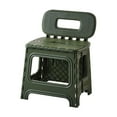 thumbnail image 2 of S SERENABLE Chaise Pliante Compacte Pliable Marchepied Pliant pour Randonnée Cuisine Camping Vert, 2 of 9