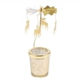 thumbnail image 2 of AMERTEER Auto Rotating Tea Light Votive Candle Holder Home Decoration -Star, 2 of 8
