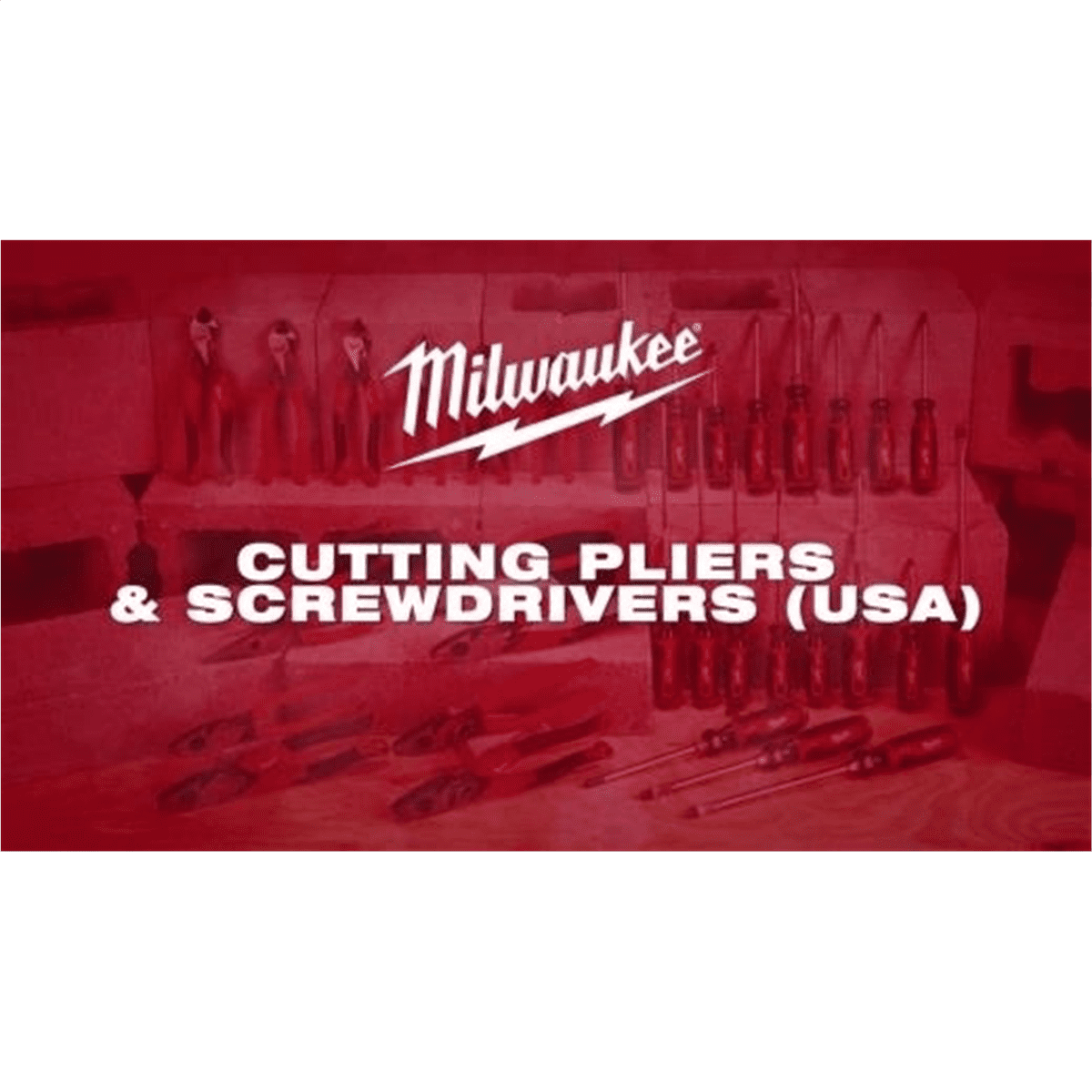 Milwaukee Tool 3/8 Inch Slotted 8 Inch Cushion Grip Demolition Screwdriver (USA)