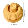 thumbnail image 2 of Shisuyan Dog Foraging Ball Orange 1Pack 3.3x3.3x3.3in Rubber, 2 of 8