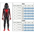 thumbnail image 2 of Boys Superhero Miles Suit Halloween Costume Fancy Dress for Child Cosplay Outfits, 2 of 5
