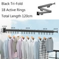 CJC Retractable Clothes Drying Rack - Wall Mounted Clothes Hanger Rack ...