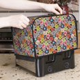 thumbnail image 7 of Xecao Beach Life Print 2 Slice Toaster Cover with Pockets, Small Appliance Cover, Dust and Fingerprint Protection, Machine Washable, 7 of 7