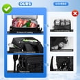 thumbnail image 2 of Mochila térmica MIYCOO, 28 L, aislante, 40 latas con 2 bolsas de hielo, negra, 2 of 7