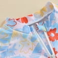 thumbnail image 6 of Musuos Baby Girl One-pieces Swimwear 6M 12M 18M 24M 3Y Summer Floral Print Short Sleeves Swimsuits for Toddler Bathing Suits Beachwear, 6 of 9