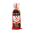 thumbnail image 1 of Inteprter Cubierta antipolvo para botella de vino de Navidad, decoraciones para fiestas flexibles, mangas prácticas artísticas, de restaurante para Kits de decoración para fiestas Muñeco de nieve Inteprter HA068258-02, 1 of 6
