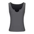thumbnail image 6 of yillto Womens Summer Tank Tops V Neck Sleeveless Shirts Ribbed Tanks Slim Tight Casual Basic Tee Shirt, 6 of 7