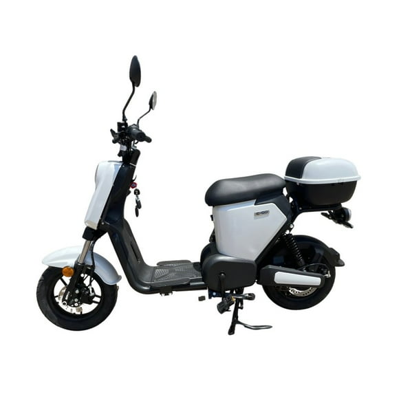 Motocicleta Eléctrica Jia Motors E-GO Motoneta Blanca