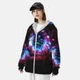 thumbnail image 3 of Lsque v Pattern UPF 50+ Lightweight Sun Protection Men's Women's Long Sleeve Shirt, Hoodie Performance -3X-Large, 3 of 7