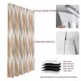 thumbnail image 6 of Brown Grey Geometric Blackout Curtains for Bedroom/Living Room, Pinch Pleated Black Out Curtains, Southwest Ethnic Country Room Darkening Window Drapes with Hooks 2 Panels, 39"x70", 6 of 8
