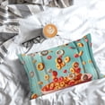 thumbnail image 5 of Honeii Floating Colorful Cereal Print Pillow Cases,Plush Throw Pillow Covers,Decorative Pillowcase for Sofa, Couch, Living Room-14"x20", 5 of 6