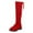 Red, variant on CAICJ98 Girls Boot Suede Leather Knee High Boots Fashion Side Zipper Winter Tall Riding Boots (Toddler/Little Kid/Big Kid),12