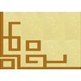 thumbnail image 1 of Ahgly Company Machine Washable Indoor Rectangle Transitional Sun Yellow Area Rugs, 2' x 3', 1 of 7
