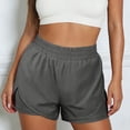 thumbnail image 2 of Summer Shorts for Women Solid Color Casual Holiday Breathable Shorts Pockets Sport Pants, 2 of 6