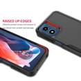 thumbnail image 6 of Tekcoo Shockproof Hard Plastic & Rubber Rugged Bumper Case for Motorola Moto G Play 2024, Black, 6 of 9