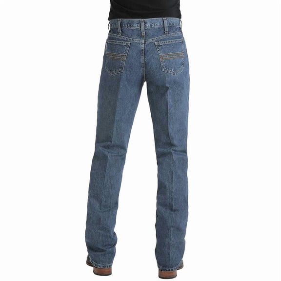 Cinch Men's Slim Fit Silver Label Medium Stonewash Jeans MB98034001