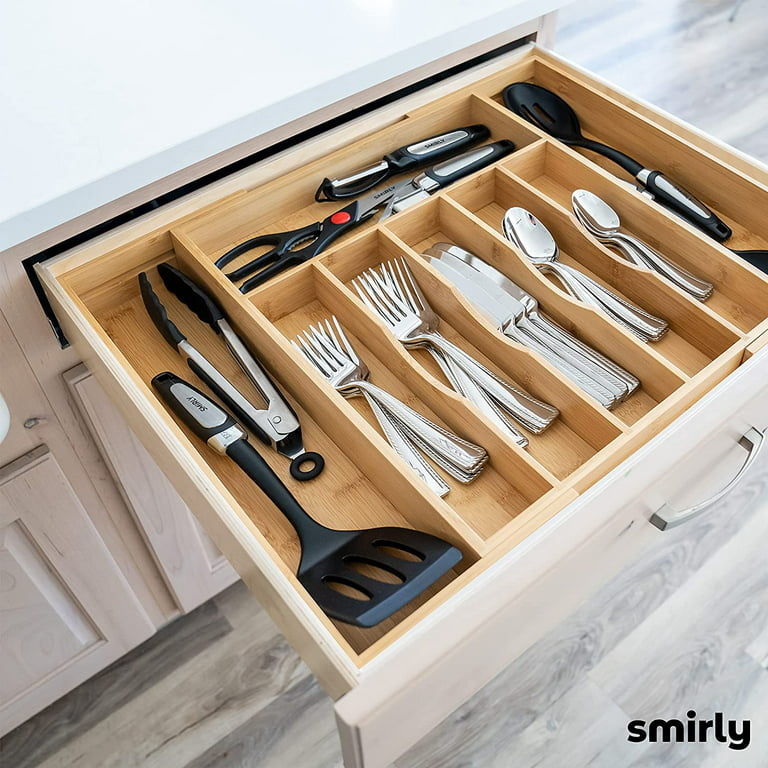 Compact Knives Organiser Tray Utensil Drawer Knife Block Kitchen