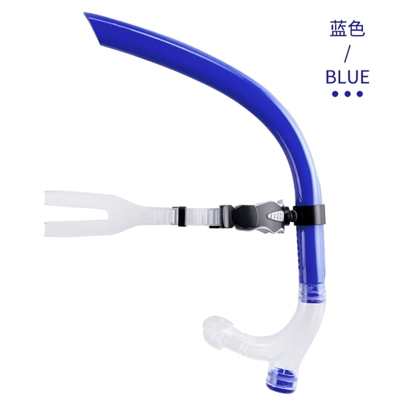 BESTSKY Swim Snorkel for Lap Swimming, Adult Swimmers Snorkeling Gear for Swimming Snorkel Training in Pool and Water, Center Mount Silicone Mouthpiece One-Way Purge Valve