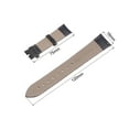 thumbnail image 5 of Uxcell Leather Band Embossed 18mm Black Leather Watch Strap with Installation Tool, 5 of 6
