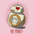 thumbnail image 2 of Girl's Star Wars Valentine's Day BB Mine?  Graphic Tee Light Pink X Small, 2 of 4
