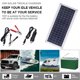 thumbnail image 5 of Cargador de Batería Solar de 20 W, Cargador de Energía Solar ETFE de Silicio Monocristalino de Alta Eficiencia para Teléfono de Automóvil RV 12v ANGGREK Otros, 5 of 9