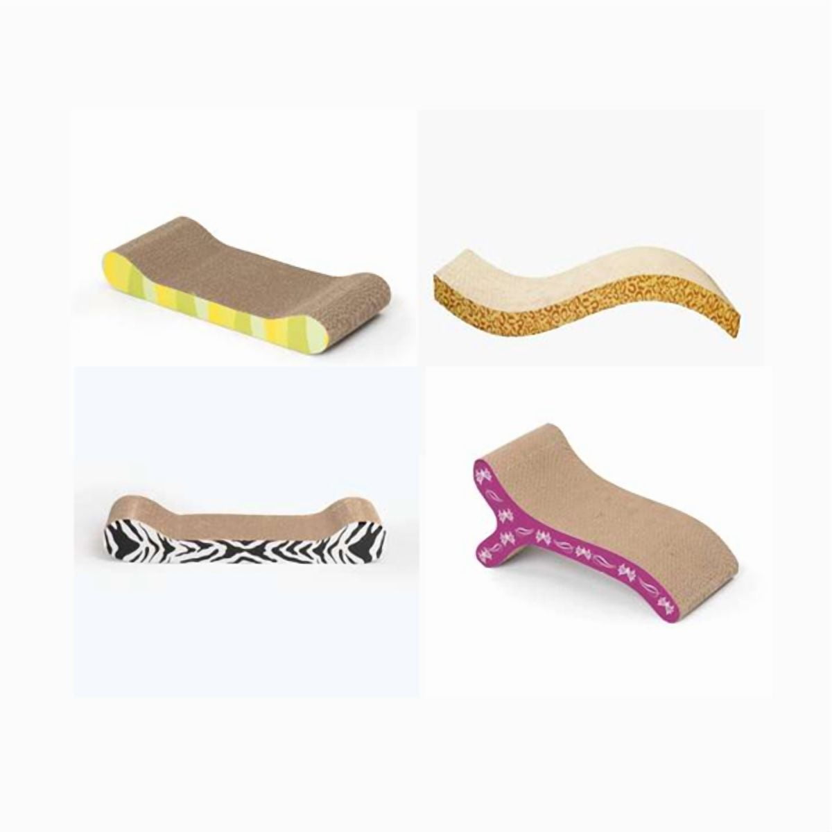 Catit Style Patterned Cat Scratching Pad with Catnip Tiger Print