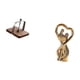 thumbnail image 5 of Servilletero de café, dispensador de pañuelos, base de madera, organizador para cocina, oficina, mesa de comedor, hogar, figura de pareja, estatua, re, 5 of 8
