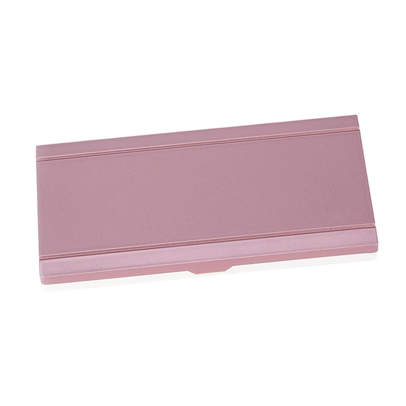 Milageto Empty Watercolor Palette Travel Paint Case for Acrylic Paint Portable Paint Tray Pink