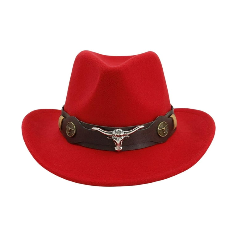 Fashion Western Cowboy Hat, Wide Brim Props Costume 