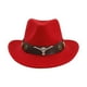 thumbnail image 1 of Sombrero de vaquero occidental Sunnimix ligero rojo para hombres y mujeres, 1 of 8