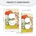 thumbnail image 5 of ZICANCN Outlet Covers Wall Plate, Cute Frog Mushroom Cranberries Light Switch Cover Decorative, Duplex Toggle Combo 1-Gang, 5 of 9