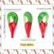 thumbnail image 2 of 1 caja de 180 dijes de pimientos en vidrio de Murano, hechos a mano, mini chiles rojos 3D en miniatura, dijes de vegetales picantes., 2 of 5