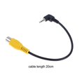thumbnail image 2 of AV In Video Cable Adapter 2.5 mm AV Jack Male Plug To RCA, 2 of 5