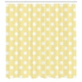 thumbnail image 3 of Ambesonne Dots Shower Curtain, Retro Polka Dots Yellow, 69"Wx84"L, Pale Yellow White, 3 of 3