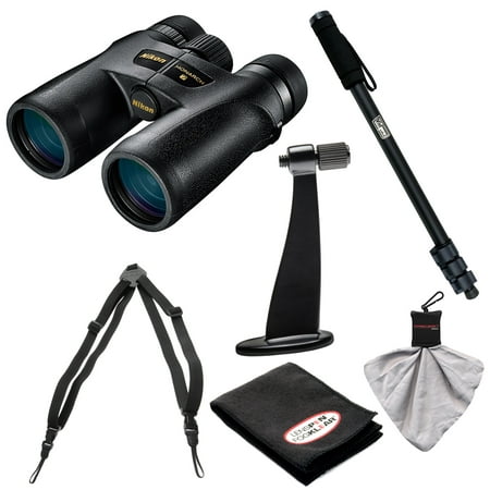 Nikon Monarch 7 8x42 ED ATB Waterproof/Fogproof Binoculars with Case + Harness + Tripod Adapter + Monopod +