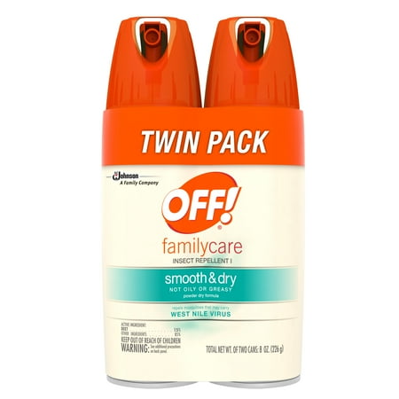OFF! FamilyCare Insect Repellent I Smooth & Dry, 2 count, 4 Ounces