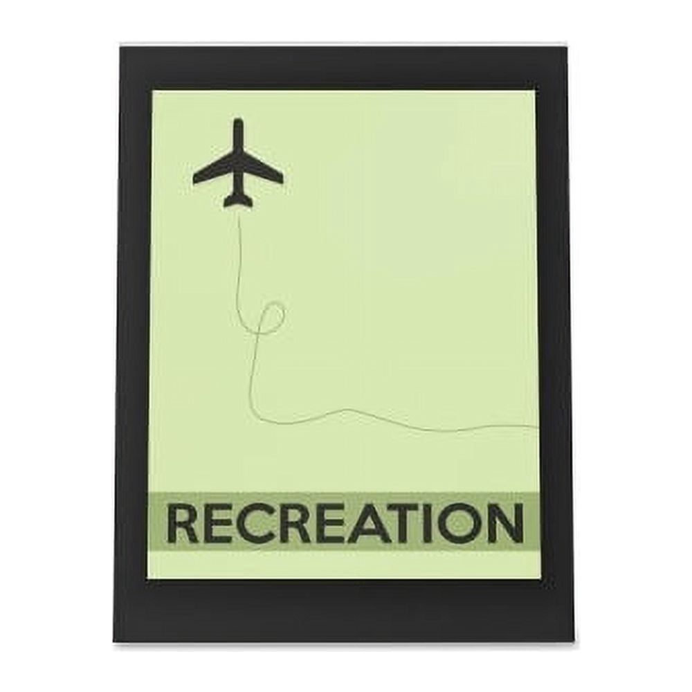 Deflect-o Superior Image Sign Holder - 8.5x11 Inch, Clear Acrylic With Black Border