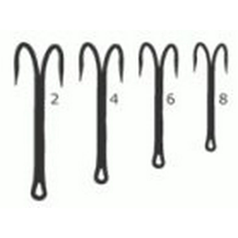 Mustad 80525 Double Salmon Fly Classic Hook - Black Finish - 50 Per Pack