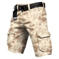 thumbnail image 4 of CONZONE Mens Cargo Shorts Camouflage Straight Leg Bermuda Cargo Shorts for Men Lightweight Relaxed Fit Outdoor Hiking Shorts With Pockets, 4 of 4