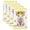 LightYellow, variant on Sunflower Pig Kitchen Towels Set of 4, Summer Eucalyptus Yellow Lace Absorbent Dish Towels for Kitchen, Microfiber Hand Towel, Quick Drying Tea Towel for Cleaning Decorative Dishcloths