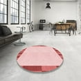 thumbnail image 3 of Ahgly Company Indoor Square Patterned Valentine Red Area Rugs, 4' Square, 3 of 6