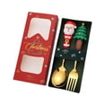 thumbnail image 5 of DOMELAY Christmas Spoons Forks Set Flatware Cutlery Set for Daily Use Christmas Xmas 2A, 5 of 9