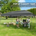 thumbnail image 4 of SANOPY 10x20 FT Pop Up Canopy Gazebo with 6 Removable Sidewalls One Push Waterproof Instant Portable Outdoor Tent with Air Vent for Parties Wedding, 3 Adjustable Height, Carry Bag, Rope, Stakes, 4 of 8
