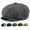Gray, variant on NCY Men's 8 Panel Newsboy Cap Vintage Tweed Cap Herringbone Cabbie Flat Cap