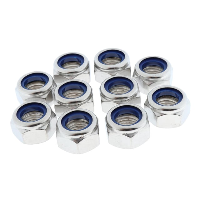 Tuercas de seguridad de Contratuerca de inserción hexagonal roscada Acero inoxidable M20 Cola Surtido de tuercas de bloqueo