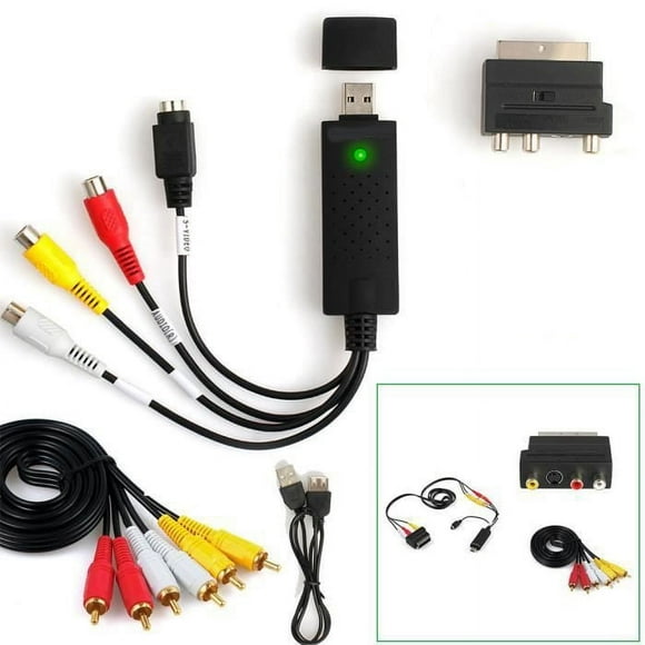 USB2.0 VHS To DVD Converter Set, VHS To DVD Sound Video Kit Easy Installation Professional  For Computer