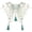 A, variant on Traditional Chinese Pearl Tassels False Collar Embroidered Butterfly Flower Small Cloud Shoulder Yunjian Shawl
