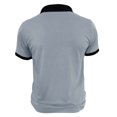 thumbnail image 5 of Mens Polo T Shirt Short Sleeve with Button Loose Fit Summer Shirts Light Gray Mens Dress Shirts, 5 of 6